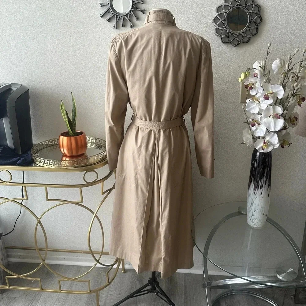 Vintage trench coat 🧥 Sz 16 fits likee M-L - Picture 2 of 6